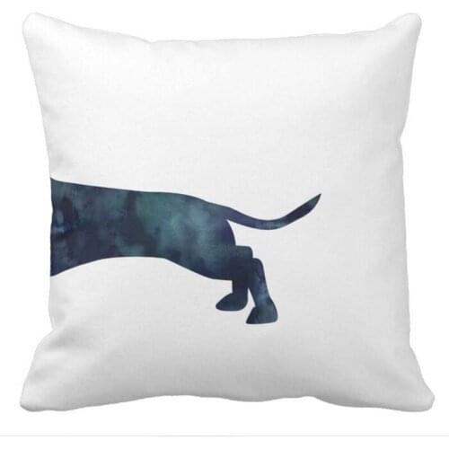 Dachshund throw pillow set of pillows case