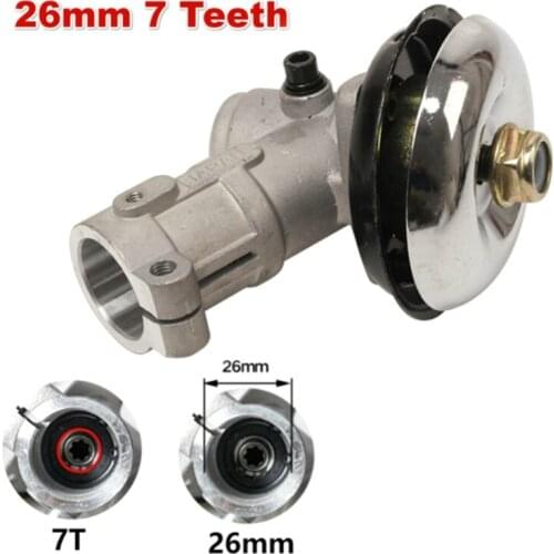 26mm/28mm Trimmer Gearhead Brushcutter Grass Trimmer Replace Gear Head Lawn Mower Parts Gardening Tool 7 9 Teeth