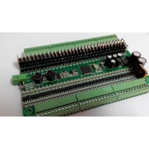 FX1N FX2N 64MR 64MT Board for Mitsubishi PLC 32/32 I/O RS485 modbus communication 4 Axis Pulse AB encoder