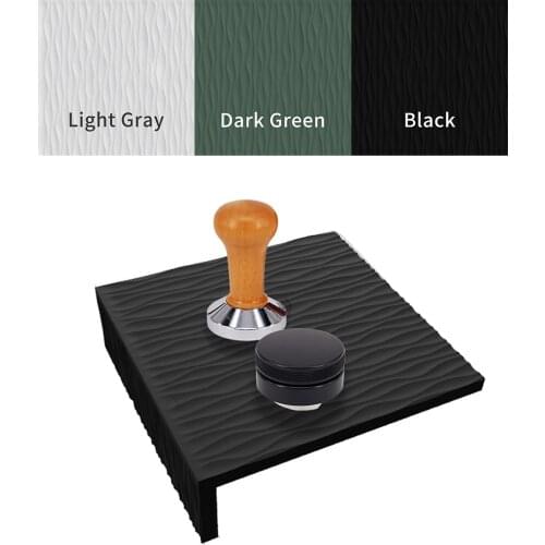 Coffee Anti-skid Mat Silicone Espresso Latte Art Pen Soft Tamper-Proof Mat Coffeeware Coffee Grinding Easy Clean Home Kitchen