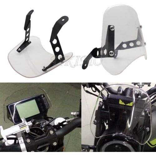 Clear Motorcycle Front Headlight Windshield Fairing Windscreen Deflector For Benelli Leoncino 250