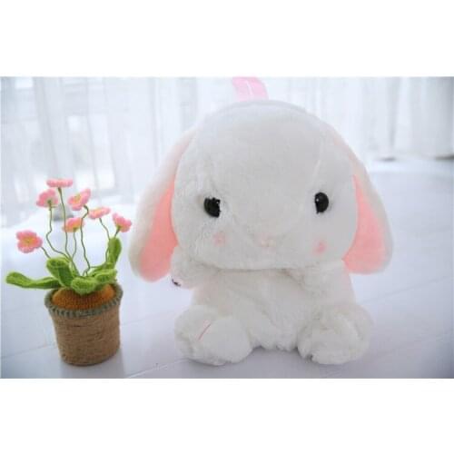 Student Bunny Backpack Ladies Kawaii Plush Doll Rabbit Bag Gift For Little Girl backpacks for women