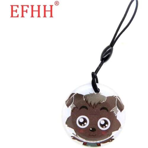 S50 1K 13.56Mhz UID Dropping Glue Waterproof Keyfob Changeable NFC Proximity RFID Smart Tag Access Control Card 1pcs