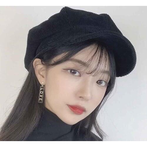 Designer earrings for women luxury modern 2020 Korean fashion girls cute gold color letter tassel earring jewelry accessories