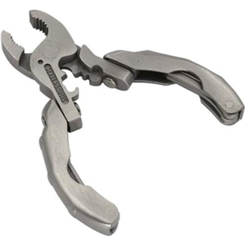 1PC EDC Folding Plier Screwdriver Outdoor Camping Pocket Equipment Muilti-functional Tools Plier Tourism Keychain Gadget Gear