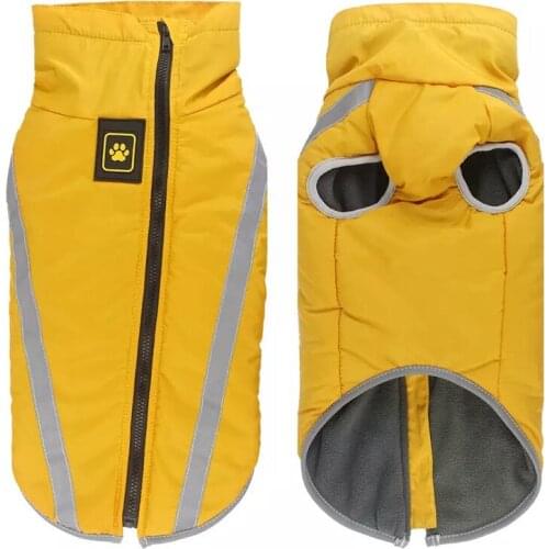 Medium Large Dog Coat The Face Jacket Winter Chihuahua Warm Clothing For Small Golden Labrador Dachshund Reflective Waterproof