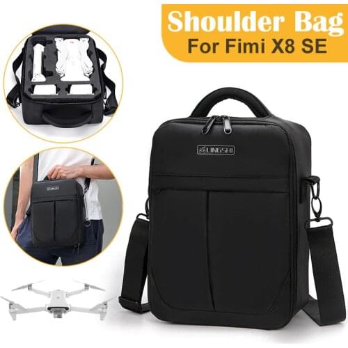 New Upgrade Travel Case Carring Shoulder Bag For Xiaomi FIMI X8 SE Portable Handheld Carrying Case Bag Waterproof Accessories