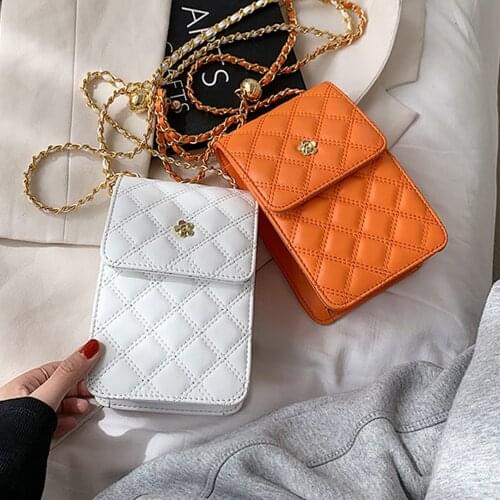 Fashion Cell Phone Crossbody Bag Womens Designer Small Shoulder Bags Pu Leather Ladies Messenger Bag Female Brand Pouch Purse