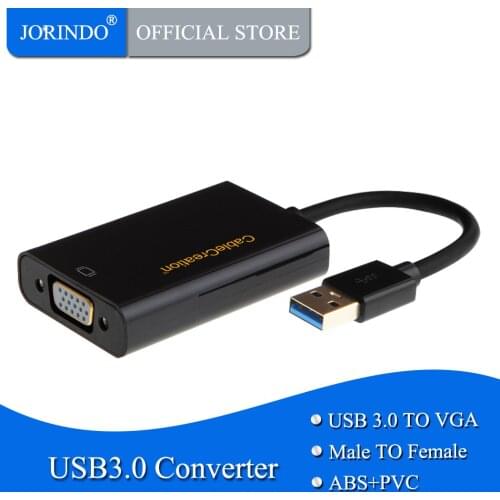 USB to VGA (Display Link Chipset), CableCreation SuperSpeed USB 3.0 to VGA External Video Card ,Most Compatible Resolution