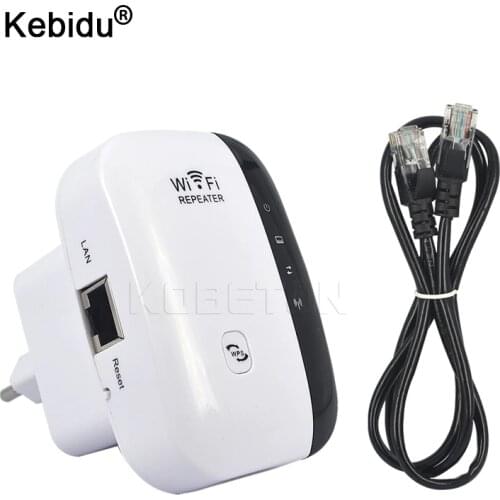 Kebidu 300Mbps Wireless-N Wifi Repeater 802.11n/b/g Network Wi Fi Routers Range Expander Signal Booster Extender WIFI Ap Wps