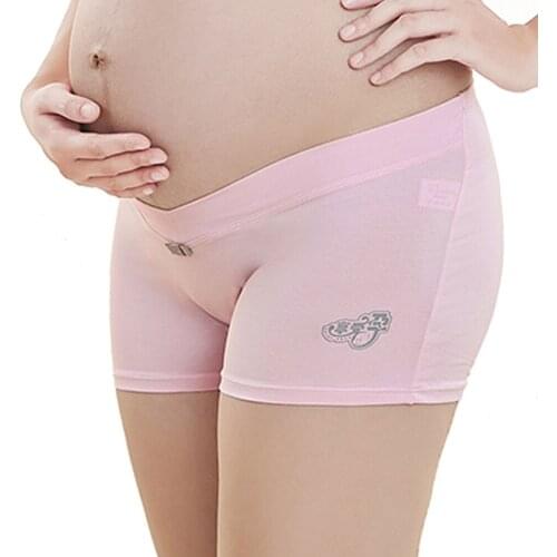 Ladies Pregnancy Panties Breathable Boxer Briefs Maternity Sleep Underwear Bottoms Pregnant Knickers for Women Mothers Intimates