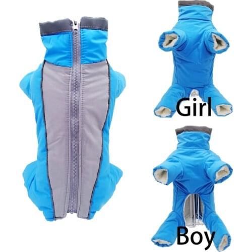 Winter Pet Dog Clothes Super Warm Jacket Thicker Cotton Coat Waterproof Small Dogs Pets Clothing For French Bulldog Puppy 5.0