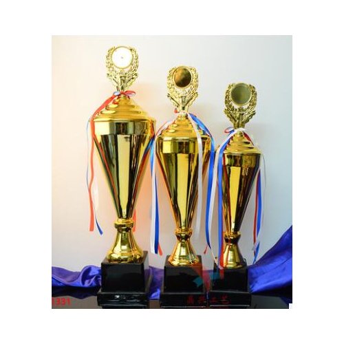 World cup Gold Metal trophy sports tennis metal trophy volleyball metal trophy badminton Wholesale factory direct selling