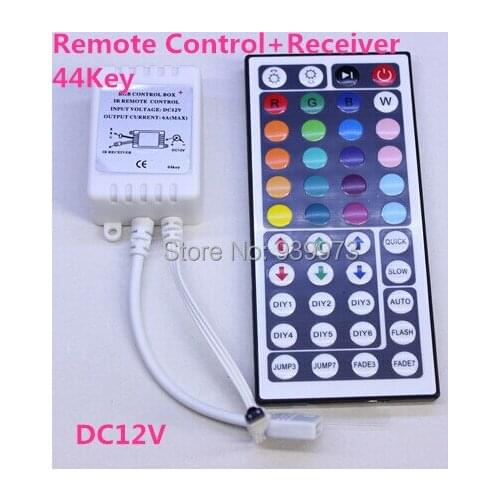 12V 44Key IR Remote Controller for SMD 3528 5050 RGB LED SMD Strip Lights free shipping