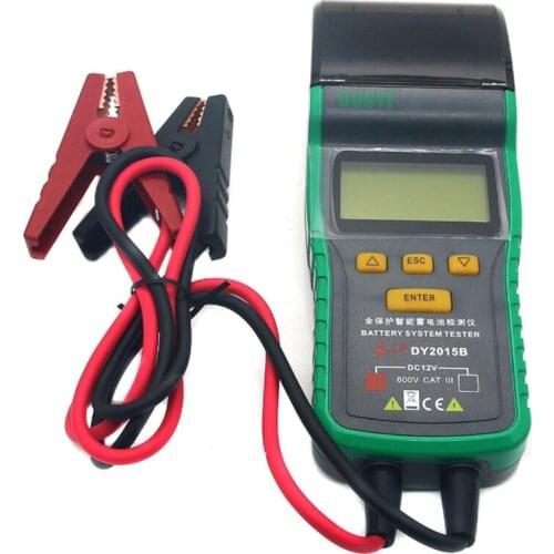 Analyzer with Thermal Printer 12V Automotive Car Storage Battery Tester