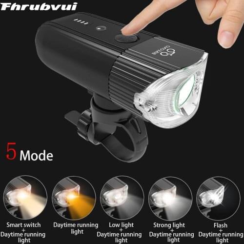 Intelligent Bicycle Headlight Vibration Light Super Bright Bicycle Lamp Bike Accessories Bike Headlight Bike Light Bikes