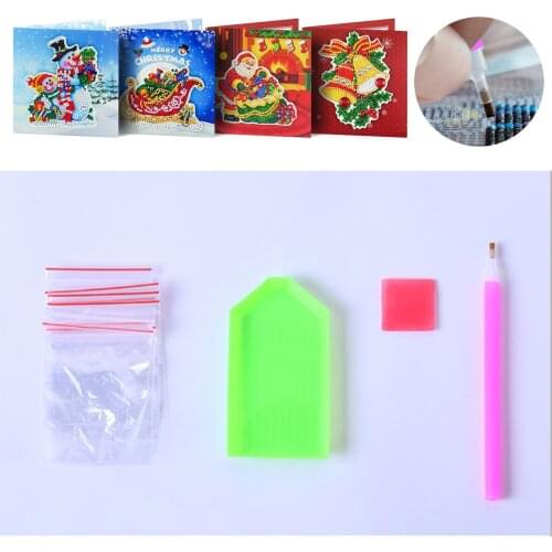 Exquisite Christmas Cards DIY Diamond Painting Neon Lights Cards Decoration Special Gifts For Friends Teachers Parents Fabulous