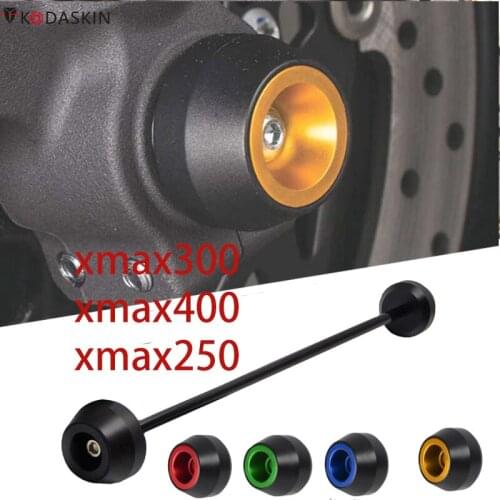 Kodaskin Motorcycle Rear Axle sliders Fork wheel protection Crash pad kit for Yamaha xmax 300 400 250 x max300 xmax300