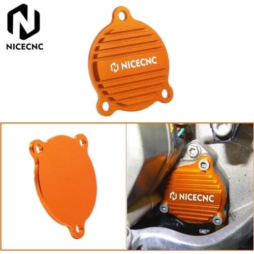 NICECNC Oil Pump Cover For KTM 250EXCF 350EXCF 250XCF 350XCF 250SXF 350SXF 2021 2020 2019 2018 2017 2016 Motorcycle Dirt Bike