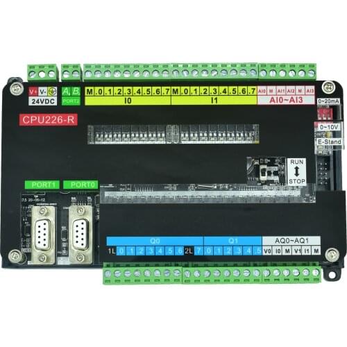 LE-200 CPU226 DC/DC/DC 2AD1DA 16 port input 14 port Transistor output V4.0 STEP Relay output