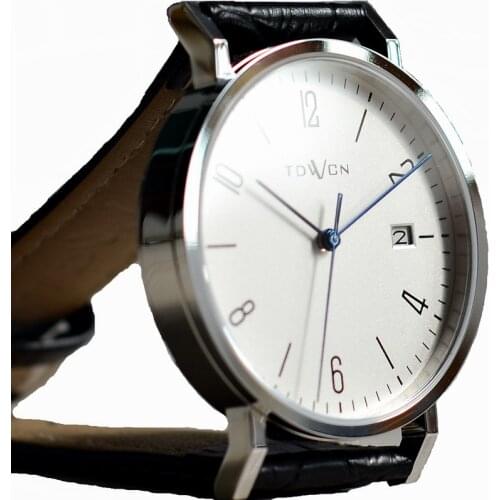 Retro Miyota 9015 Automatic Watch Men 38mm Mens Mechanical Watch Luxury Stainless Steel Calendar Sapphire Crystal Wristwatches