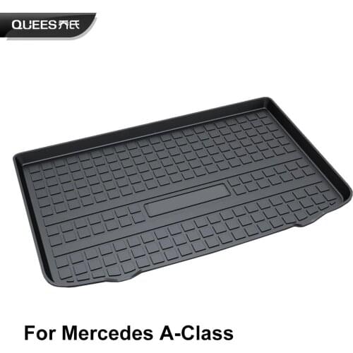QUEES Custom Fit Cargo Liner Boot Tray Trunk Floor Mat for Mercedes Benz A Class W176 2013 2014 2015 2016 2017