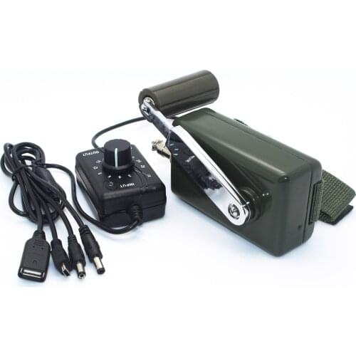 30W/0-28V high power hand crank generator outdoor professional emergency mobile phone computer charger portable