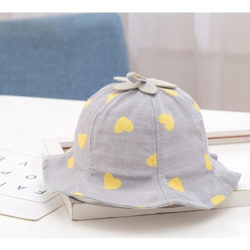 3-36 M Outdoor Cute Newborn Baby Sun Hat Spring Cotton Boy Girl Hat Kids Bucket Hat Childrens Panama Hat Baby Beach Caps Beanie