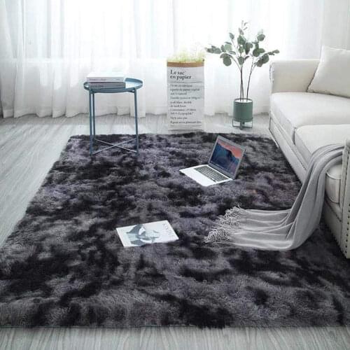 Moderns Abstract Rugs Mat Decor Bedroom Living Room Fluffy Shag Rug Plush Carpet SDF-SHIP