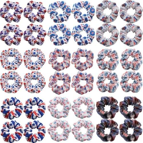 Bullet Textured Liverpool Fabric 10cm Fabric Head rope, hair scrunchies Hair Ties Hairstyle Ponytail Ring,DIY July 4th,1Yc15761