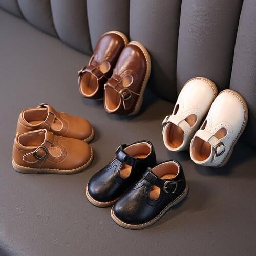 Girl Princess Shoes British Style One Year Old Baby Walking Soft Sole Little Spring And Autumn Shoes For Girls