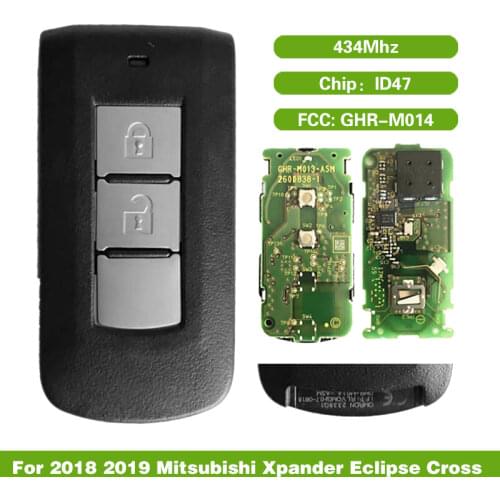 CN011018 OEM /Aftermaket For Mitsubishi Remote Smart Key 3 Buttons 434MHz FCC GHR-M014 47 Chip