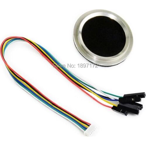 Round-shaped All-in-one UART Capacitive Fingerprint Sensor for aspberry Pi/Arduino/STM32
