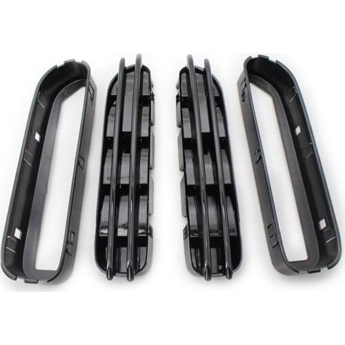 Side Fender Air Flow Vents Grille Glossing Black for BMW 5 Series E39 E60 E61 M5