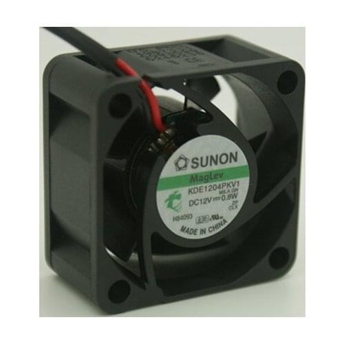 Free Shipping ADDA KDE1204PKV1 MS.A.GN 40x40x20mm 40mm 4cm DC12V 0.8W Server Cooling Fan Server Square Fan 2-wire