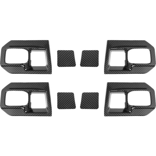 Car Inner Door Handle Bowl Cover Trim Styling For Dodge Ram 2011-2017 Auto Styling Molding 8pcs/set