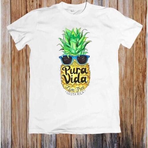 Live Free Pura Vida Costa Rica Funny Unisex T-Shirt 2019 New MenS T Shirt Fashion Men T Shirt Free Shipping 80S T Shirts