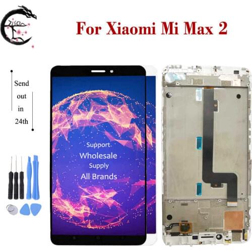 6.44" LCD For Xiaomi Mi Max 2 max2 Full LCD Display Screen Touch Sensor Digitizer Assembly With Frame Mi max 2 Replacement LCD