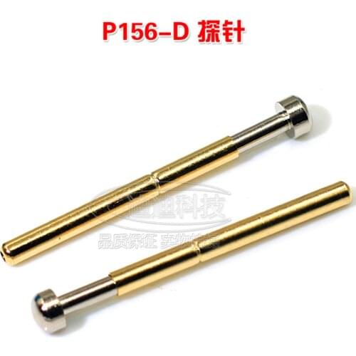 10pcs P156-D (large round) PCB test needle probe spring needle 2.36mm thimble length 33.85mm