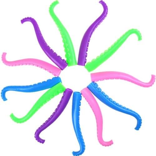 17c * 1.5cm Practical Joke Toy Funny Environment Friendly Octopus Tentacles Finger Puppet Story Mini Finger Toy