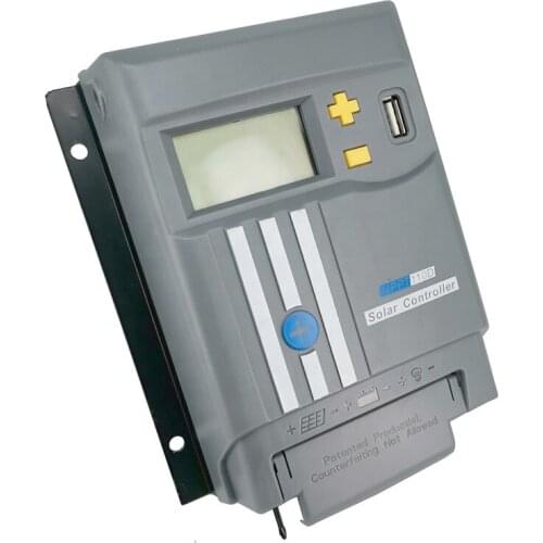 30A With WIFI Battery Regulator Dual USB MPPT 12V24V Auto LCD Display Solar Charge Controller