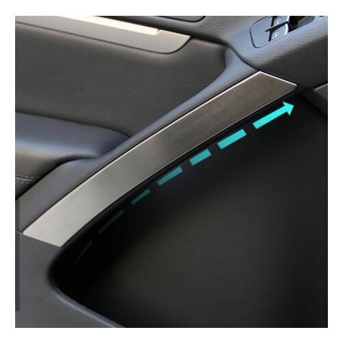 4pcs/set Stainless Steel Car Door Interior Handle Decoration Sticker Case For VW Volkswagen Tiguan 2010-2015 Car Styling