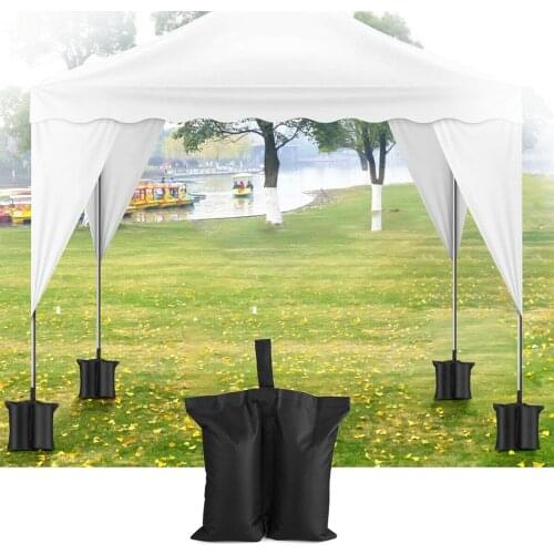 Hot!4 Pack Portable Garden Gazebo Foot Leg Feet Weights Sand Bag For Marquee Party Tent Set Garden Shade Shelter Camping Macrame