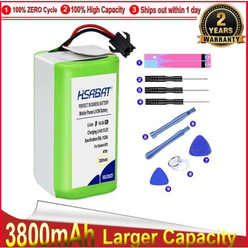HSABAT 0 Cycle Battery for Conga Excellence 990 Ecovacs Deebot N79 N79S DN622, Eufy Robovac 11 11S 12 15C 15S 35C Accumulator