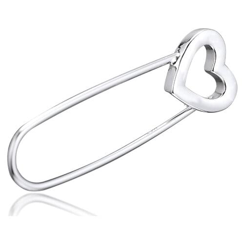 Charms 925 Silver Original Fit Pandora ME Bracelets Sterling Silver Safety Pin Brooch Charm Beads for diy Women Jewelry