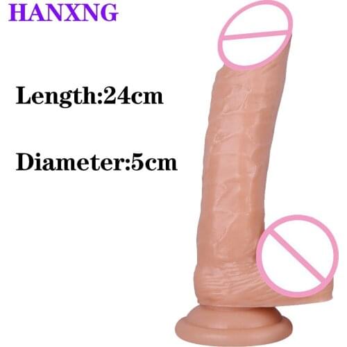 5cm Huge Big Dildofor Women Masturbation Dildosex Strap On Sex Toys For Women Realistic Penis Anal plug Sextouse Woman Sex Shop