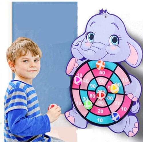 Dartboards Toy Children Throw Ball Dartboard Target Sticky Ball Dartboard Creative Throw Party Outdoor Sports Sucker Ball Toy