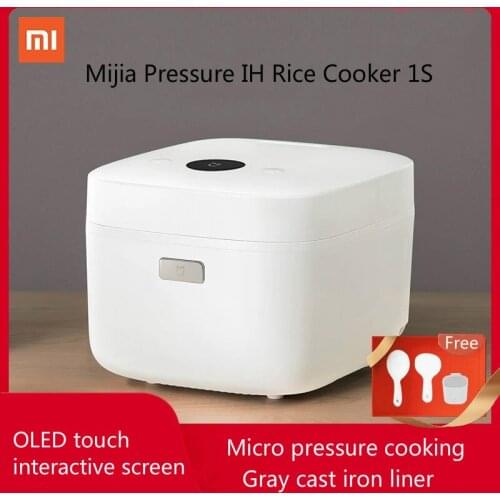 Xiaomi Mijia IH Pressure Rice Cooker 1S 3L Electric Kitchen Cooking Machine Mijia APP Function OLED Screen Display