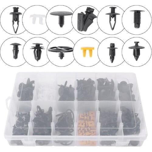 Car Body Fender Bumper Retainer Fastener Clip Assortment Kit 12 Sizes For Nissan