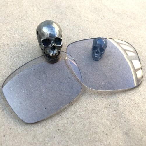 Firtox True Enhanced Replacement Lenses for-Oakley Big Taco OO9173 Sunglass (Non Polarized Lens)-Eclipse Photochromic